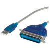 Roline VALUE pretvarač USB2.0 - Parallel IEEE1284 (Centronics 36), 1.8m